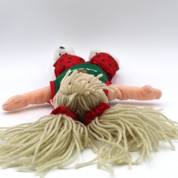 Ty Beanie Bopper Jolly Janie Wearing Polar Bear Slippers & Pigtails 13.5"  NWT - Picture 8 of 11